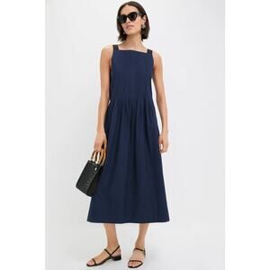 SEA NEW YORK Navy Adele Sportswear Tank Dress Size 4 NWT Retail $395